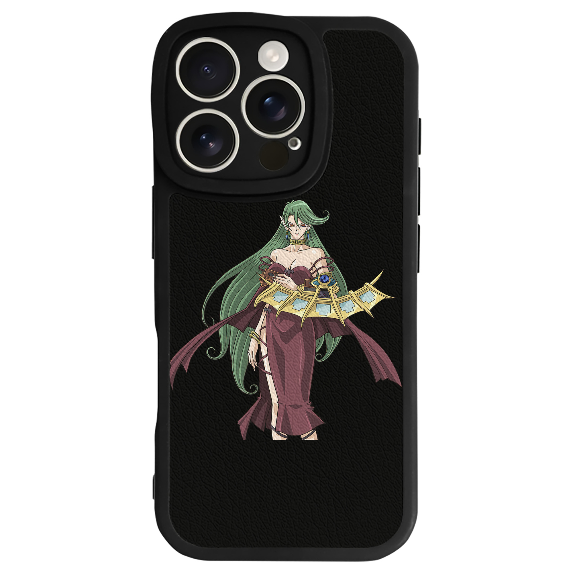 遊☆戯☆王 Yu-Gi-Oh! 【iPhone 16シリーズ対応】シリコンスマホケース（レザー調） 材質：シリコン